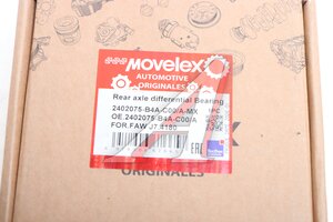 Подшипник FAW J7,4180 редуктора заднего моста MOVELEX 2402075-B4A-C00/A-MX, 2402075-B4A-C00/A