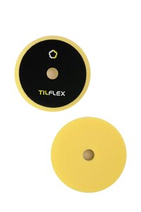 Круг полировальный на липучке с отверстием 150х25мм желтый TILFLEX TL58