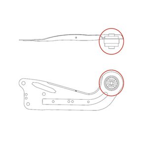 Сайлентблок HYUNDAI Tucson (16-) рычага заднего продольного левый CTR GV0594L, 55274-D3000