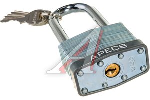 Замок навесной 50мм удлиненная дужка APECS PDS-65-50-L