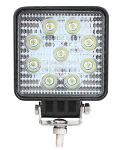 Фара рабочего света 82х82x38мм 27W 9LED (ближний свет) квадратная ВЫМПЕЛ WL-132F