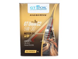Масло моторное GT URBAN C2 5W30 синт.4л GT 5W30, GT OIL 5W30