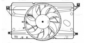 Вентилятор MAZDA 3 (02-) охлаждения радиатора LUZAR LFK2540, Z601-15-025H