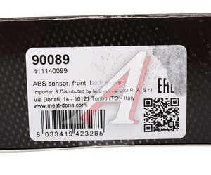 Датчик АБС BMW 5 (E39) колеса переднего MEAT&DORIA 90089, ABS51515, 34521182159
