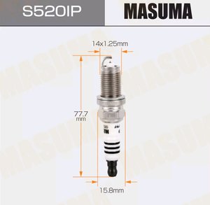 Свеча зажигания MASUMA S520IP, IZFR6K13, 1229A-R0V-H00