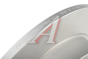 Диск тормозной MITSUBISHI Carisma (96-04) VOLVO S40 (96-04) задний (1шт.) PATRON PBD2784, DF2784, MR913846