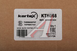 Термостат RENAULT CLIO/MEGANE/LAGUNA 1.2-2.0i 02- KTH068 KORTEX KTH068, LT0914, 8200561434