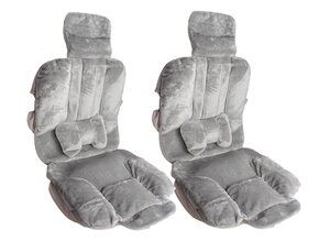 Накидка сиденья мех искусственный серая 5пр.1038 ARCTIC SKYWAY S03001038