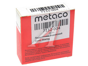 Подшипник MERCEDES (W124,W201,W208,W210) опоры вала карданного METACO 7132-004, 08726, A2019810025