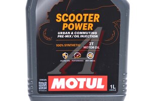 Масло моторное для 2-х тактных двигателей MOTUL SCOOTER POWER 2T синт.1л 105881, MOTUL