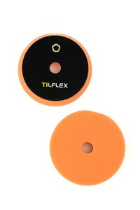 Круг полировальный на липучке с отверстием 150х25мм оранжевый TILFLEX TL57