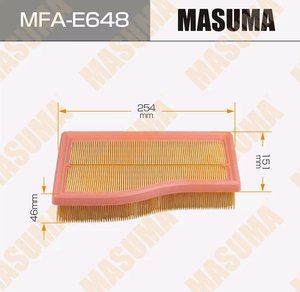 Фильтр воздушный MERCEDES A (W177) MASUMA MFAE648, AP034/7, A2820940004