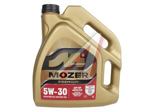 Масло моторное MOZER PREMIUM 5W30 C3 синт.4л 4639299, MOZER 5W30