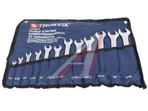 Набор ключей комбинированных 1/4"-15/16" 12 предметов в сумке THORVIK CWIS0012