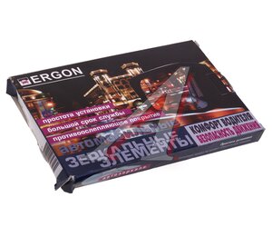 Элемент зеркальный KIA Rio (17-) левый с обогревом ERGON 50221708, 87611-H0010