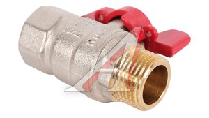 Кран шаровой 1/2" ROMMER ВН/НР ручка бабочка RBV-0004-0210215
