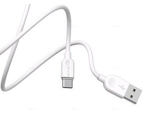 Кабель USB Type C 3м 3A BOROFONE BX14 white, 00071