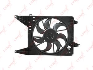 Вентилятор RENAULT Logan (04-) охлаждения радиатора LYNX RF1167, 8200765566
