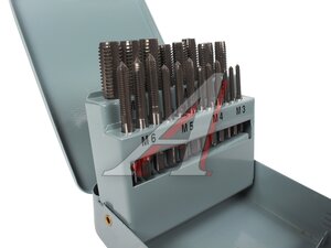 Набор метчиков Метчики Профи 21 шт. М3-М12 кейс 70801