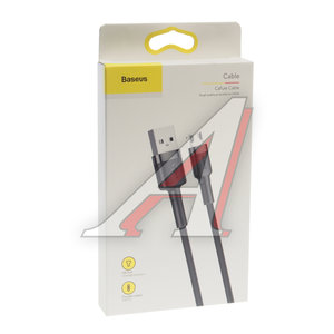 Кабель micro USB 2м серо-черный BASEUS CAMKLF-CG1, BASEUS CAMKLF-CG1