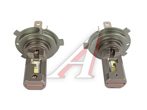 Лампа светодиодная 12V H4 P43t-38 (2шт.) LEDISON №3 Н4