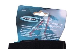 Перчатки комбинированные с защитными накладками р. XL GROSS 90320