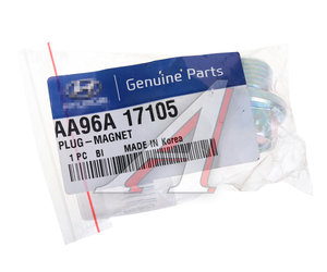 Пробка HYUNDAI HD72 сливная КПП OE AA96A-17105
