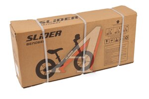 Беговел 12" ручной тормоз графит SLIDER FM27GY, 738