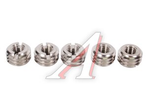 Набор резьбовых футорок M5x0.8xM10x1.5-L6мм 5шт ANROKEY AR-NFM5xM10-L6