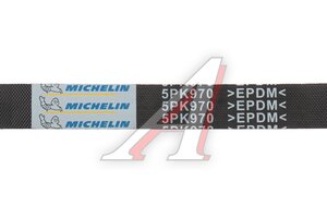 Ремень приводной поликлиновой 5PK970 DAEWOO Nexia (с ГУР) MICHELIN 5PK970, 95990233