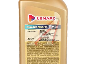 Масло моторное LEMARC QUALARD NEO HK 0W20 1л 12220301, LEMARC 0W20