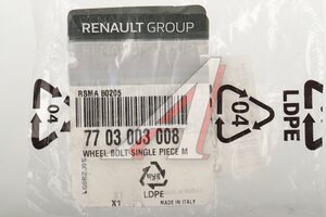 Болт колеса RENAULT Kaptur OE 7703003008