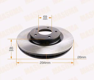 Диск тормозной MITSUBISHI Outlander 3 (12-) передний (1шт.) MASUMA BD-3210, DF4932, 4615A178