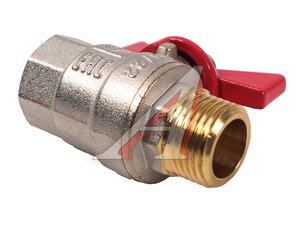 Кран шаровый 1/2" вн.-нар. бабочка VT.218.N.04
