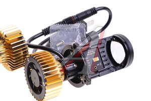 Лампа светодиодная 12V H4 P43t MINI LENS 8000lm 6000K бокс (2шт.) CLEARLIGHT CLMNLENS6K-2