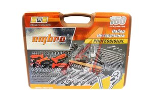 Набор инструментов 150 предмета слесарно-монтажный OMBRA OMT150S