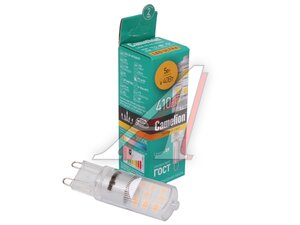 Лампа светодиодная G9 5W (45W) 220V теплый CAMELION LED5-G9-NF/830/G9, 13704