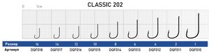 Крючок Dunaev Classic 202 # 8 (упак. 10 шт) DQF014
