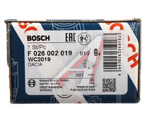Цилиндр тормозной задний RENAULT Duster (11-) правый (22.2мм) BOSCH F026002019, 5334, 441003419R