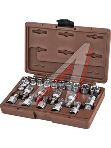 Набор OMBRA головок torx T- и E-профиль 22пр. 953222