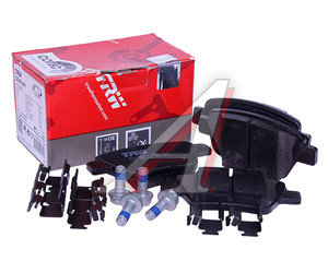Колодки тормозные VW Golf 6,Jetta AUDI A1,A3 SKODA Octavia,Superb (10-) задние (4шт.) TRW GDB1841, 5K0698451/5K0698451A