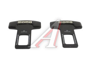 Заглушка ремня безопастности металлическая "Momo" 2шт. 901506, MOMO-2