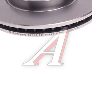 Диск тормозной MITSUBISHI Lancer (03-),Galant (95-04) передний (1шт.) FEBI 28441, DF4809, MR510741