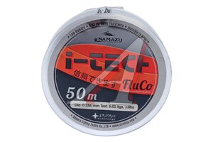Леска Tech Fluco, L-50 м, d-0,286 мм, test-6,01 кг 889885, NIT50-0,286