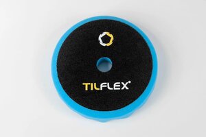 Круг полировальный на липучке с отверстием рефленый 150х25мм голубой TILFLEX TL73