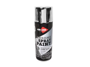 Краска хром супер аэрозоль 450мл акриловая Spray Paint Chrome AIM-ONE SPC-450