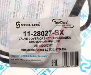 Прокладка крышки клапанной MITSUBISHI L200,L300 STELLOX 1128027SX, 332.542, MD050312