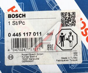 Форсунка AUDI Q7 (08-) (6.0) топливная BOSCH 0445117011, 05A130277