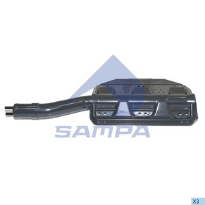 Кронштейн SCANIA крыла правого SAMPA 18400062, 1725676/1358312
