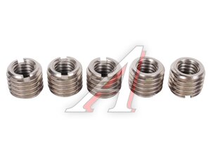 Набор резьбовых футорок M8x1.25xM12x1.75-L10мм 5шт ANROKEY AR-NFM8xM12-L10